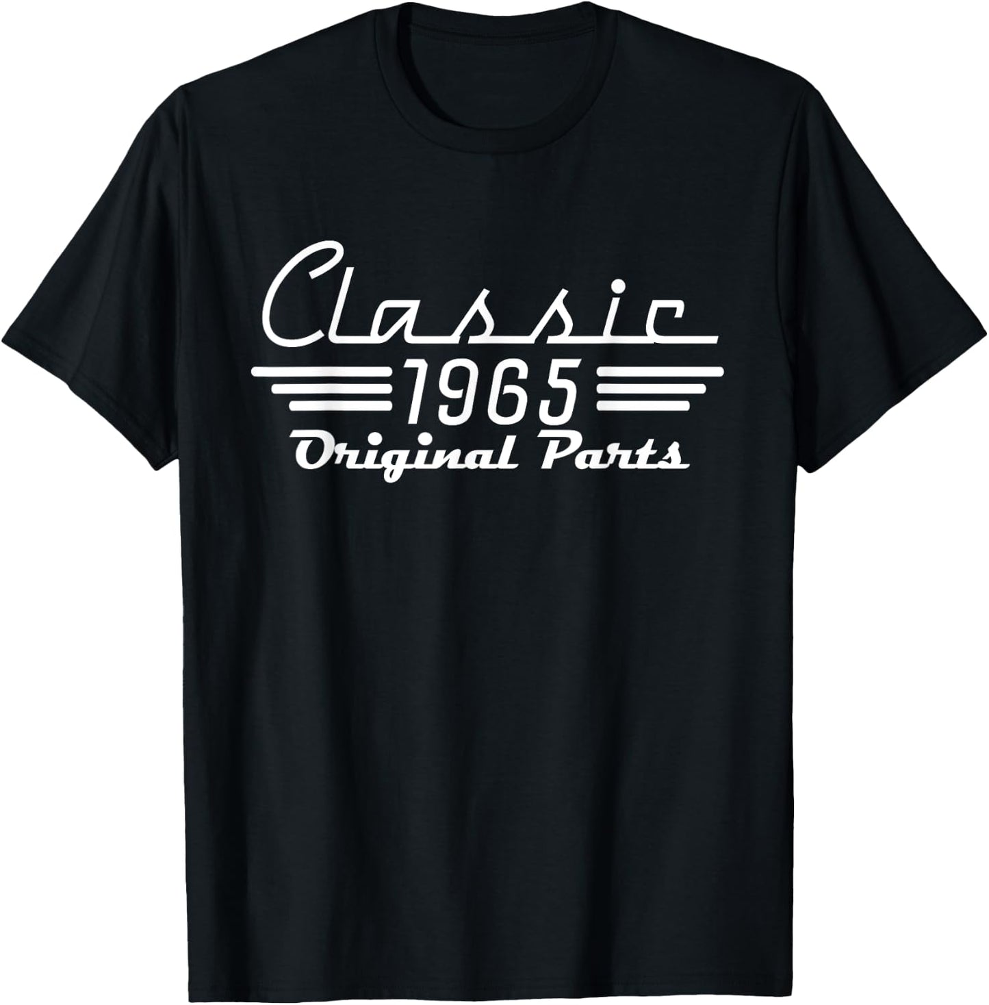 60 Year Old Vintage Classic 1965 Car 60th Birthday Women Men T-Shirt - T-Shirt | Black