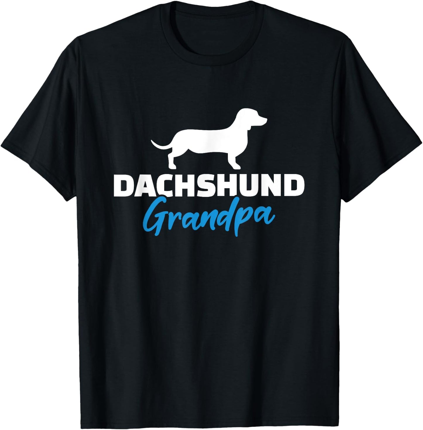 Dachshund Grandpa T-Shirt - T-Shirt | Black