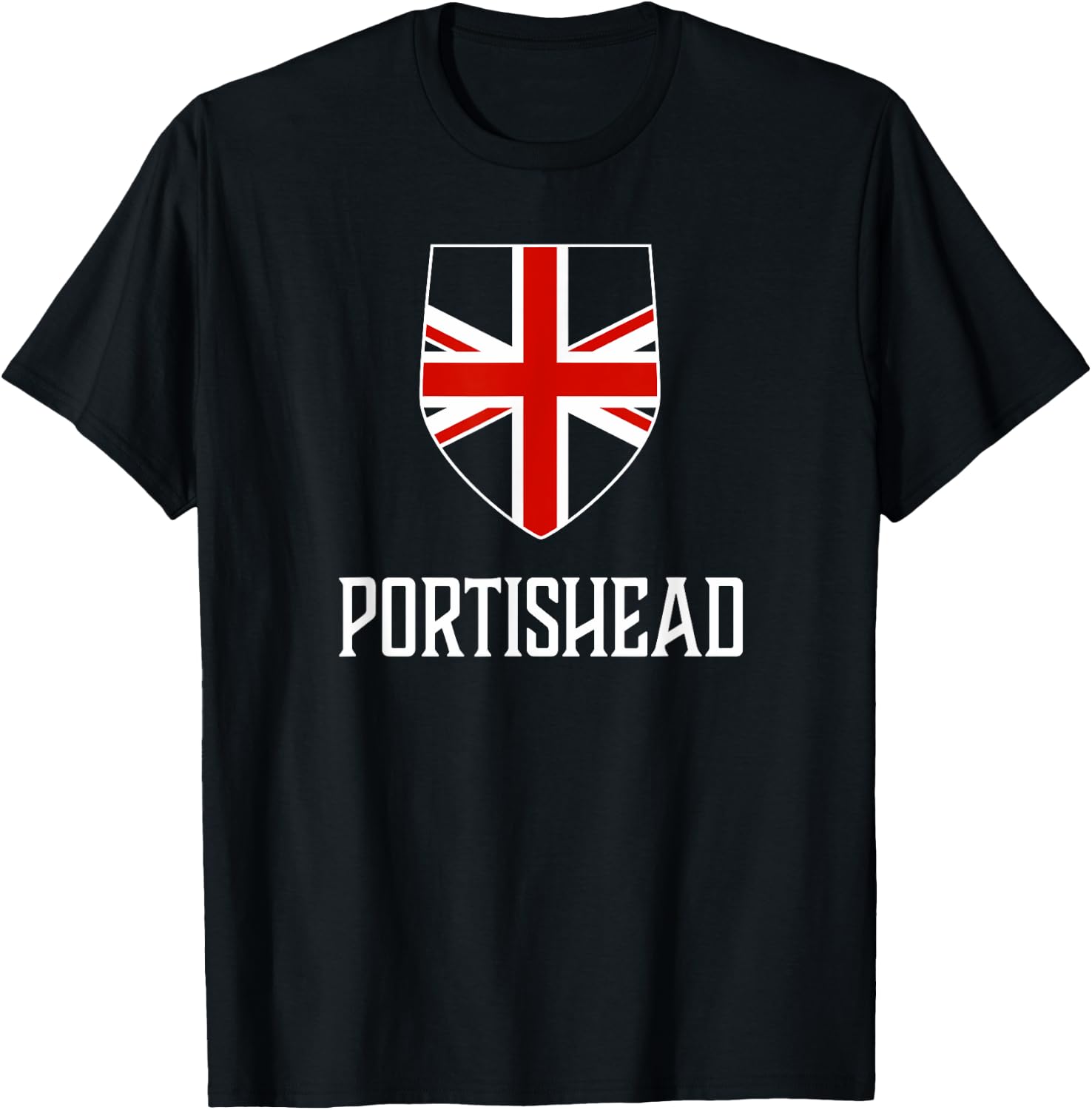 Portishead, England - British Union Jack UK T-Shirt - T-Shirt | Black
