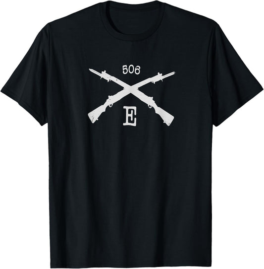 101st Airborne Easy 506th WW2 Military Apparel Co. Men's Black 101st Airborne Division Easy Company 506th T-Shirt - T-Shirt | Black