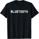 Funny Bluetooth | Distressed Grunge Retro Vintage T-Shirt - T-Shirt | Black