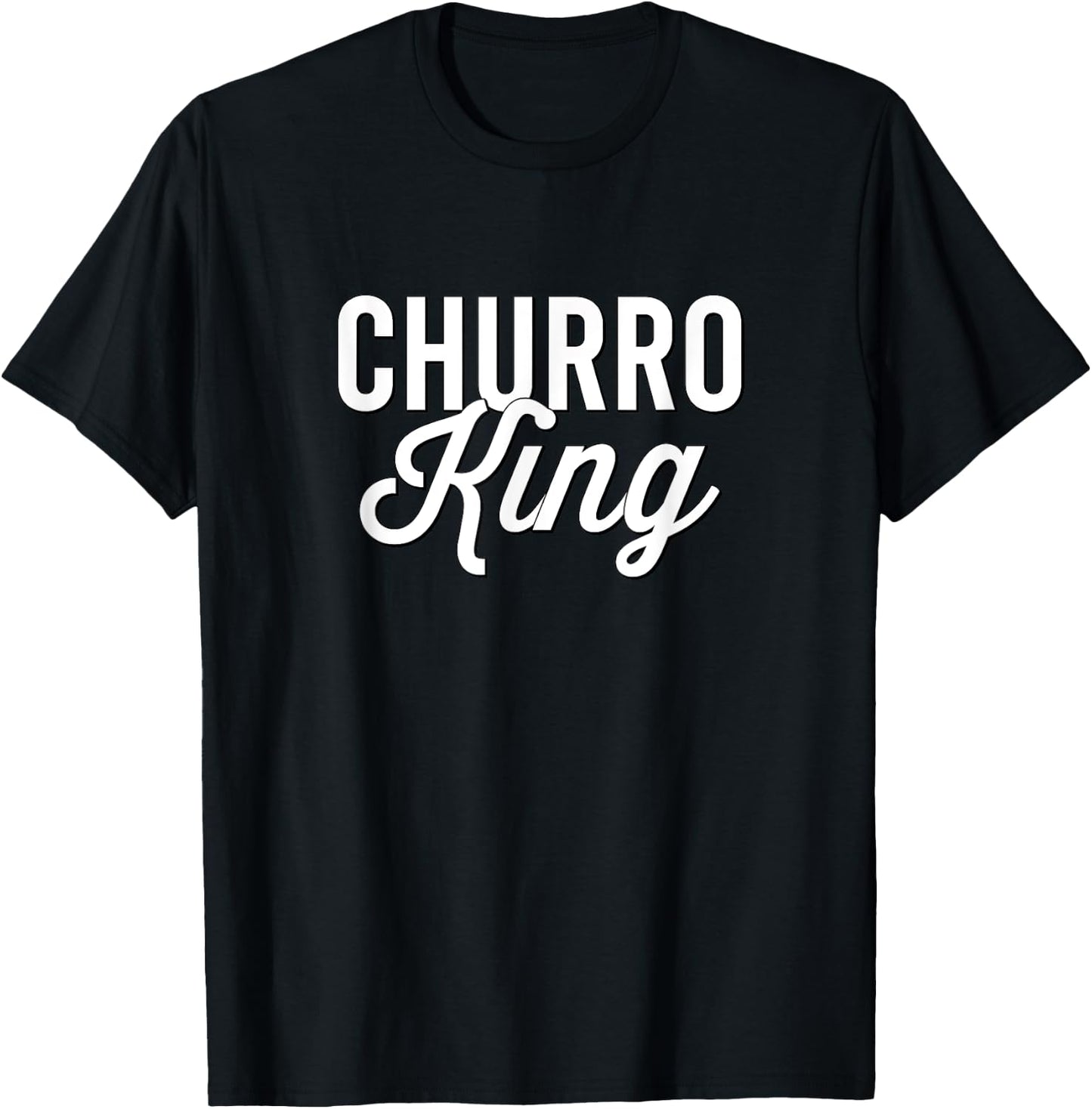 Funny Churro Mexican Food Lover Gift T-Shirt - T-Shirt | Black