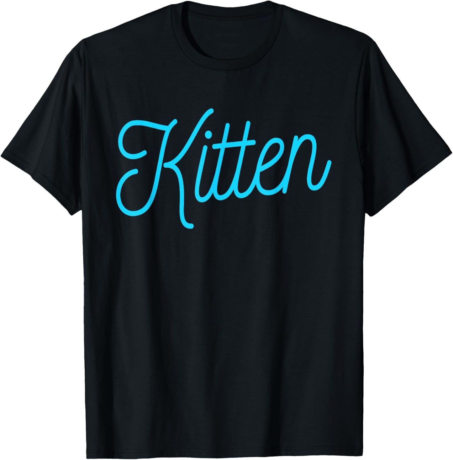 Kitten Shirt KittenPlay Gift Bdsm Ddlg Abdl Petplay T-Shirt - T-Shirt | Black