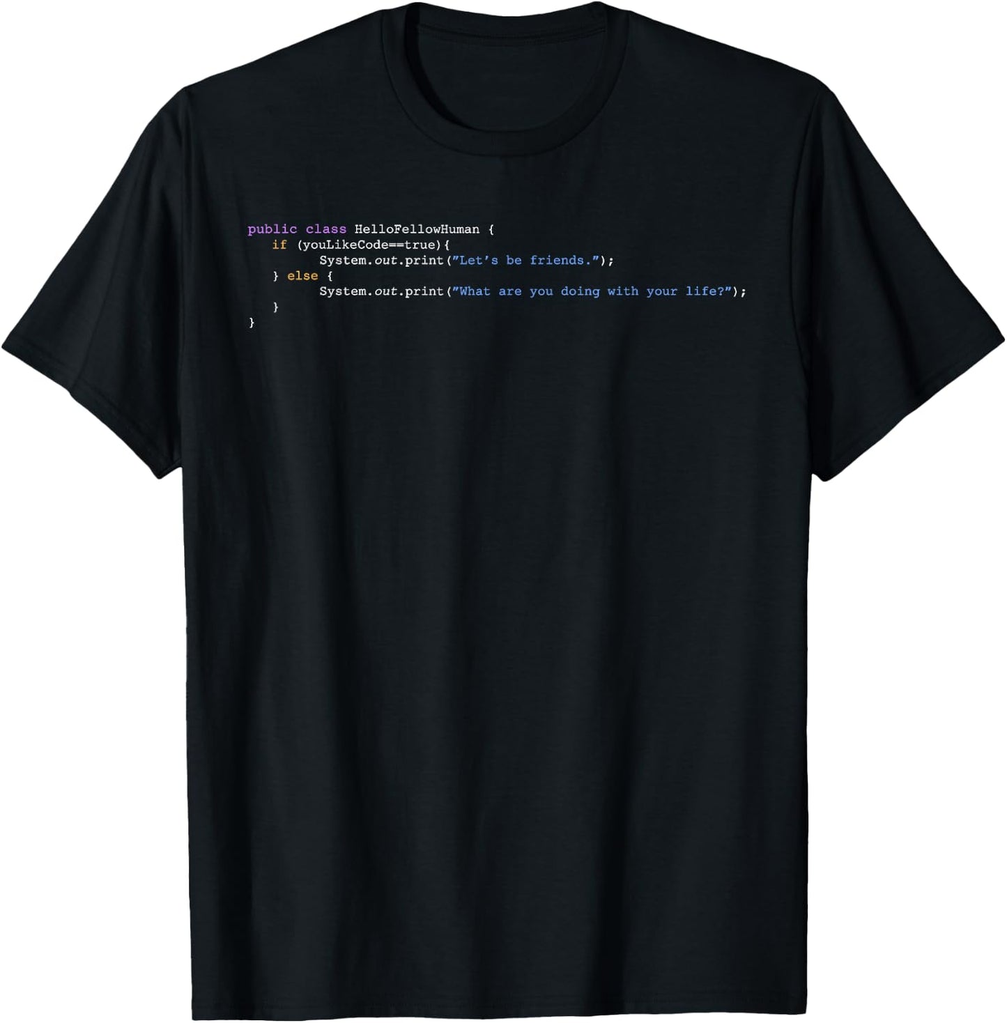 Funny Computer Science Java Programmer T-Shirt - T-Shirt | Black
