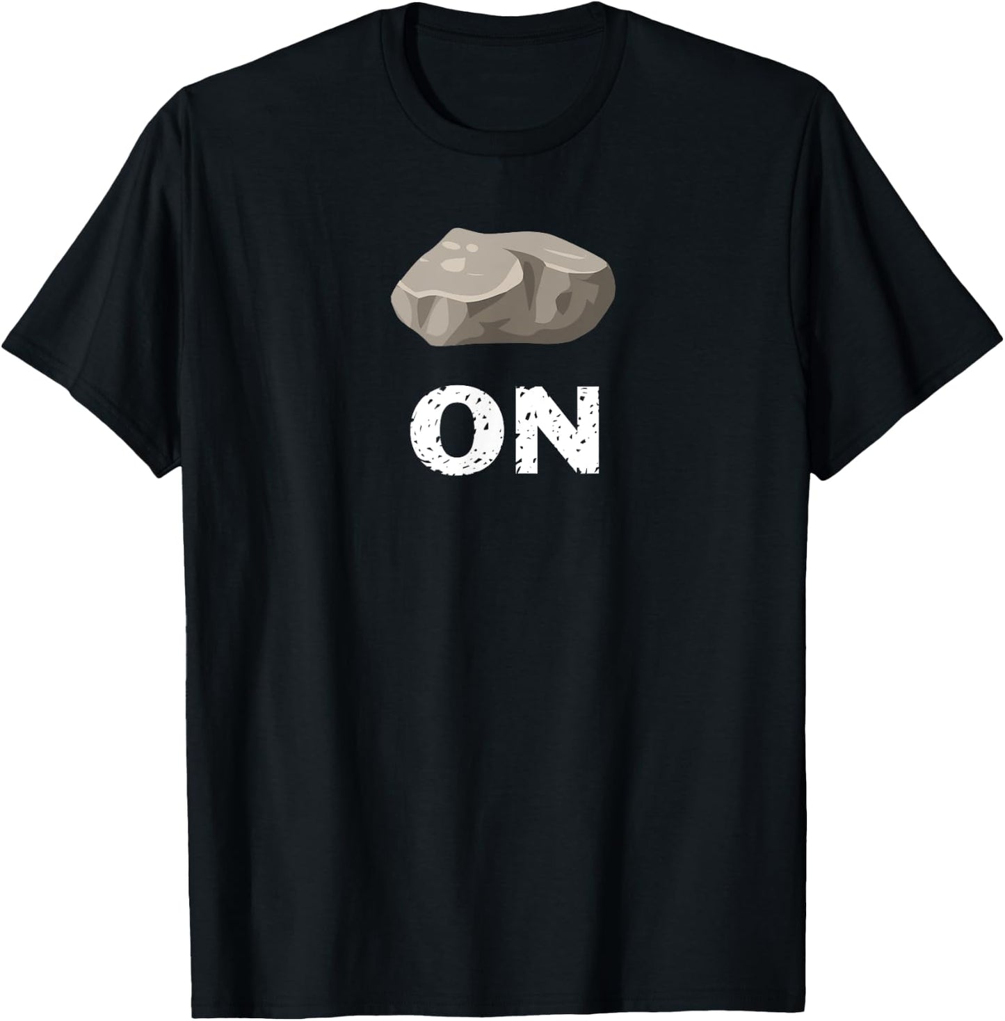 Rock On Funny Rock Geology Mineral T-Shirt - T-Shirt | Black
