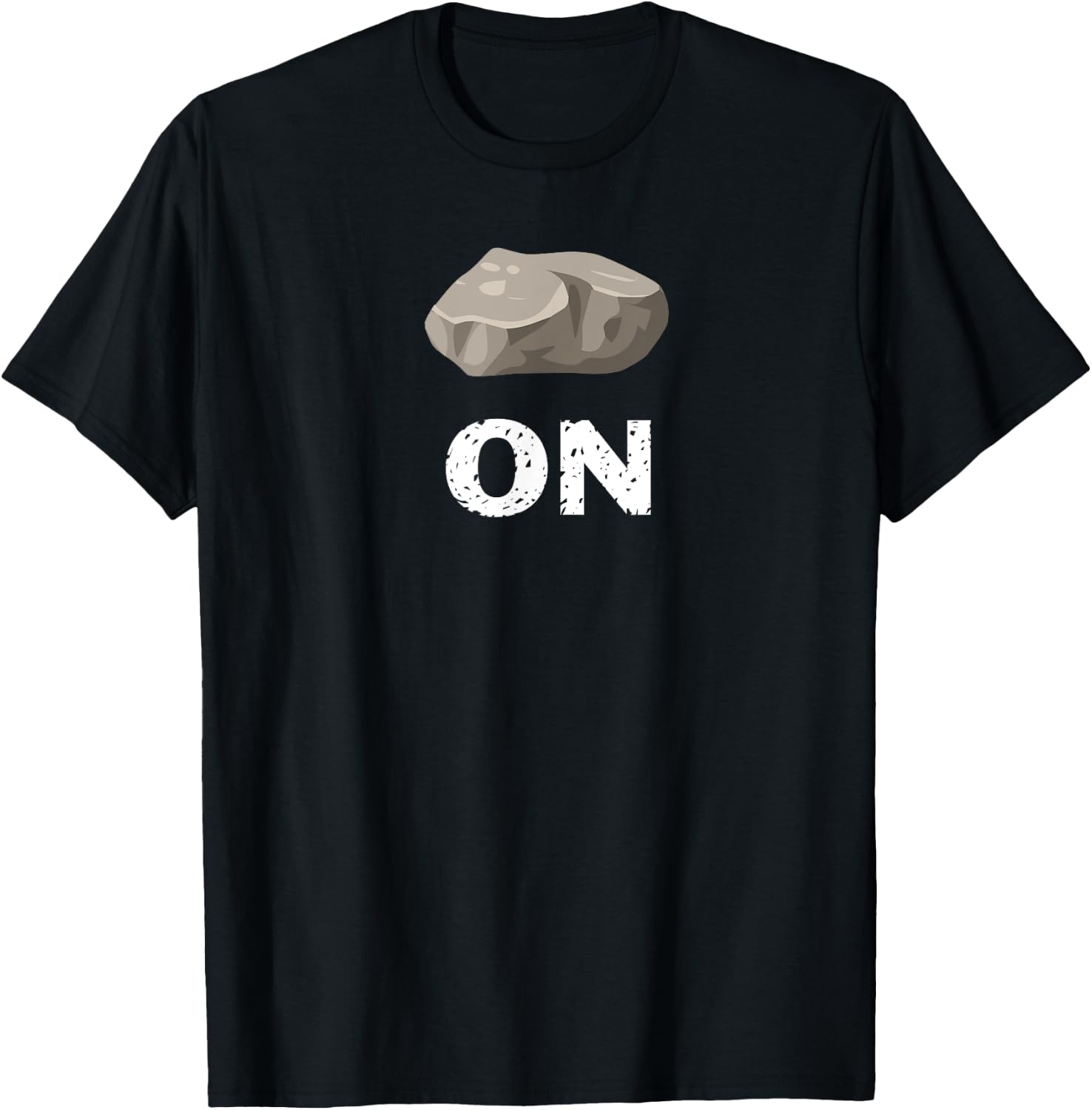 Rock On Funny Rock Geology Mineral T-Shirt - T-Shirt | Black