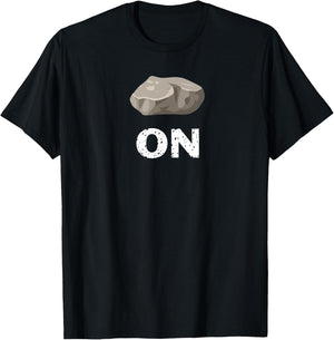 Rock On Funny Rock Geology Mineral T-Shirt - T-Shirt | Black