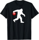 Funny Bigfoot Bowling Shirt, Novelty T-Shirt - T-Shirt | Black