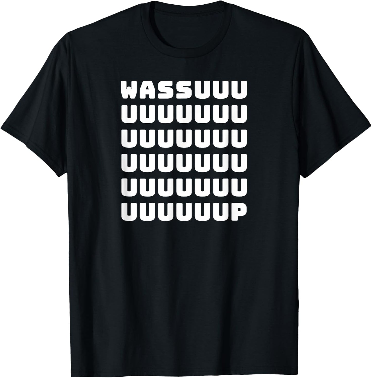 Wassup funny kids boys girls teens T-Shirt - T-Shirt | Black
