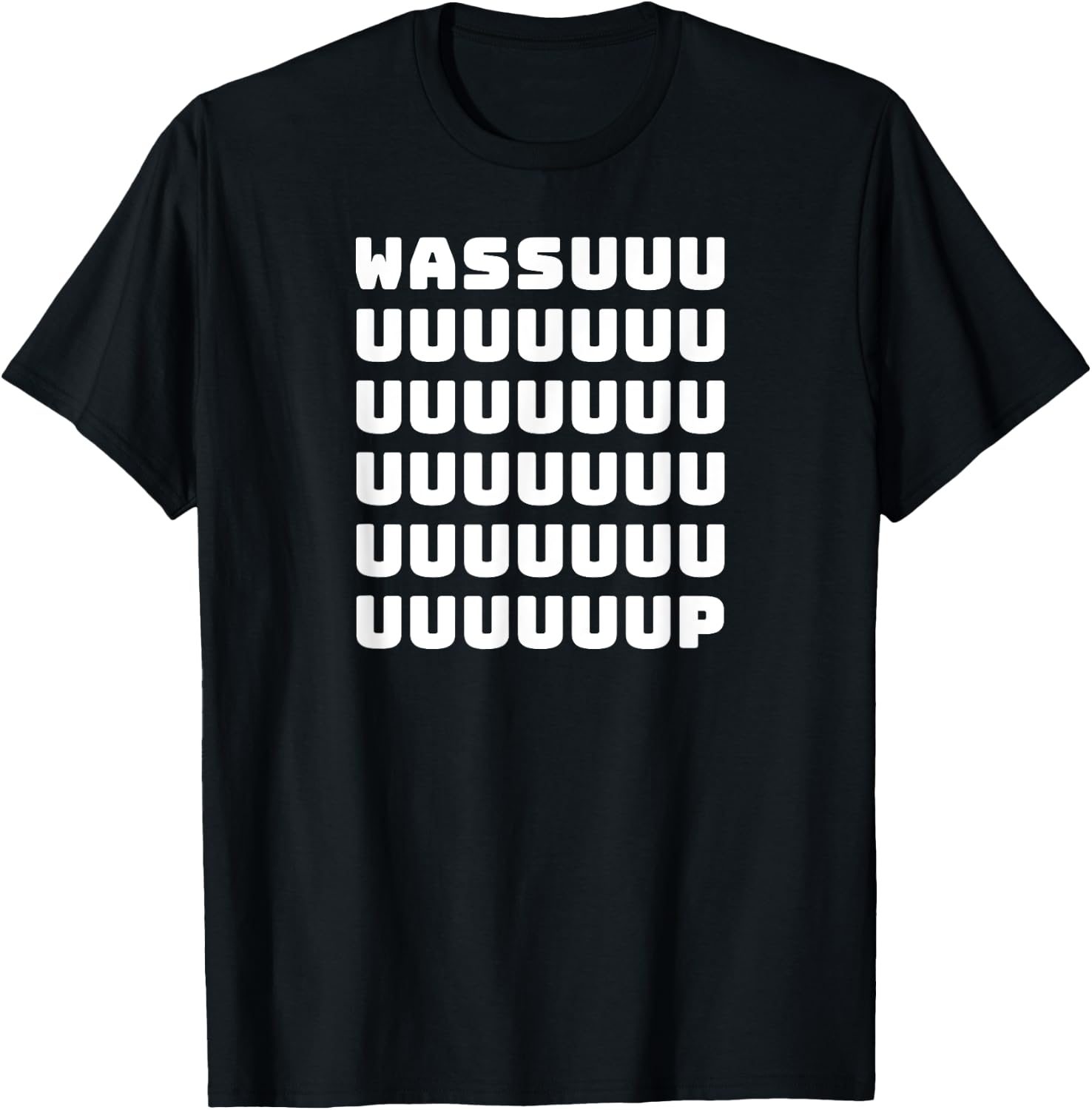 Wassup funny kids boys girls teens T-Shirt - T-Shirt | Black