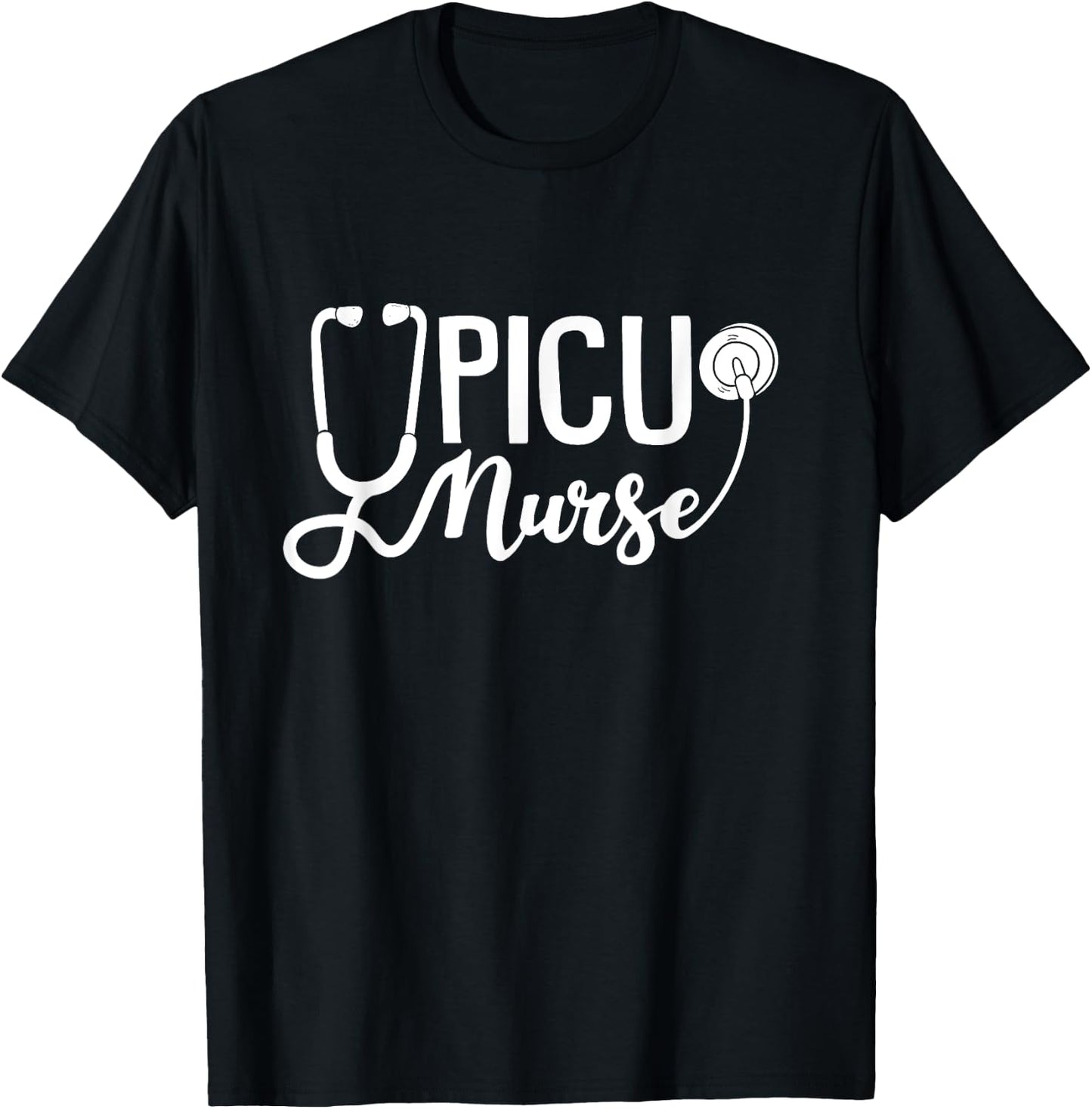 PICU Nurse - Gift PICU Nurse Pediatric Nurse Gifts T-Shirt - T-Shirt | Black