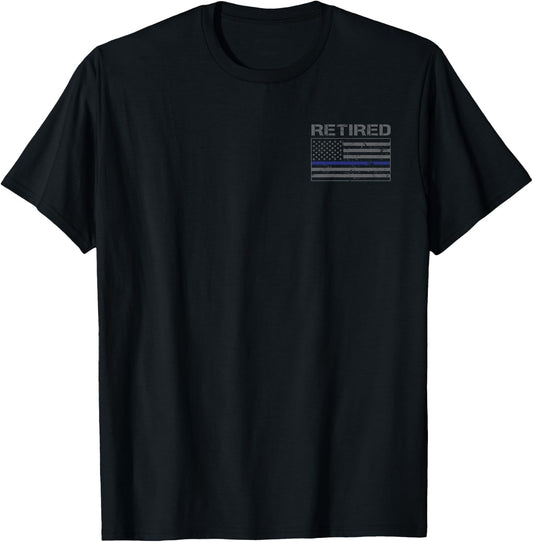 Retired Deputy Sheriff T Shirt My Duty Never Ends T-Shirt - T-Shirt | Black