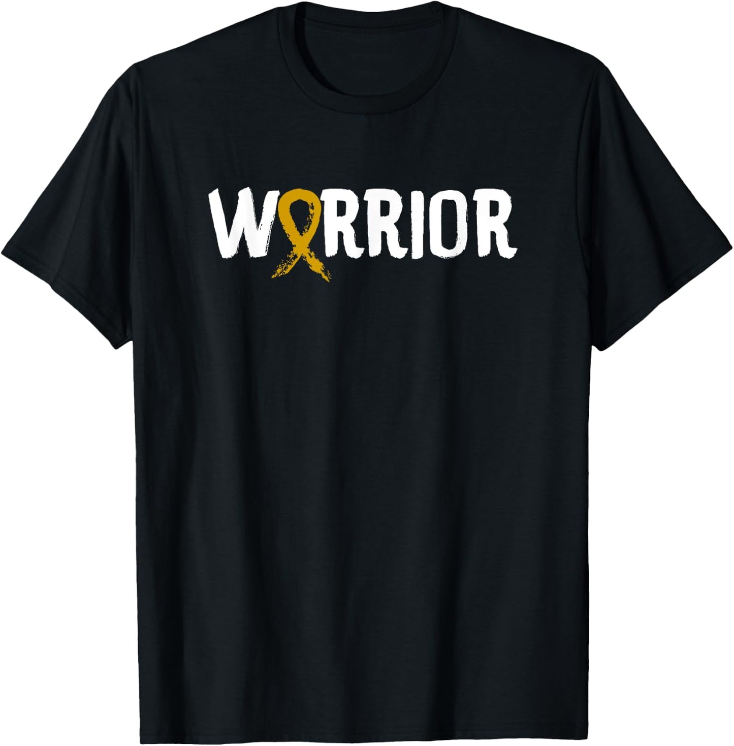 Warrior - Childhood Cancer Warrior Shirt & Gift T-Shirt - T-Shirt | Black