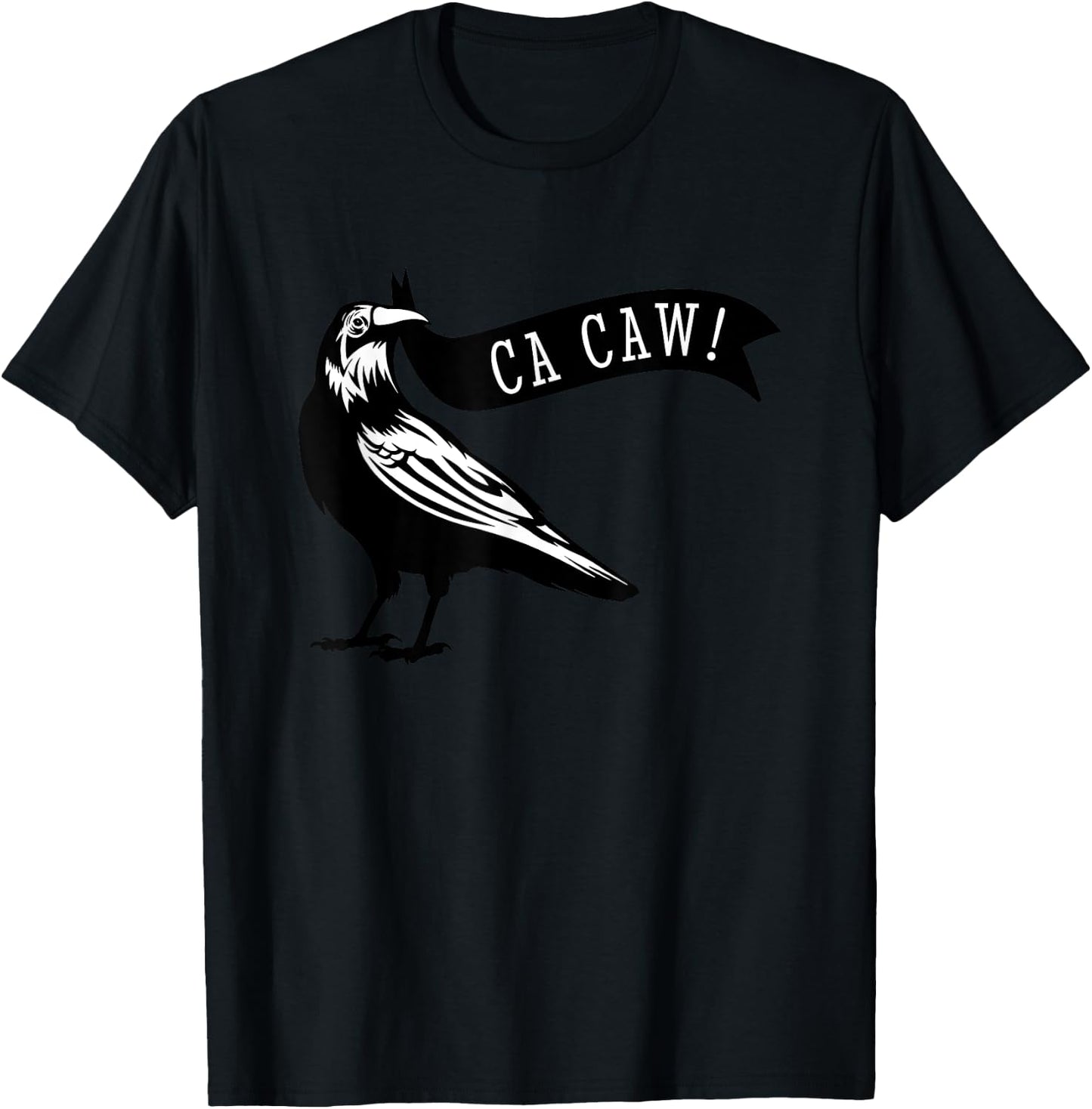 Funny Blackbird Crow Ca Caw for Bird Watching Crow Lovers T-Shirt - T-Shirt | Black