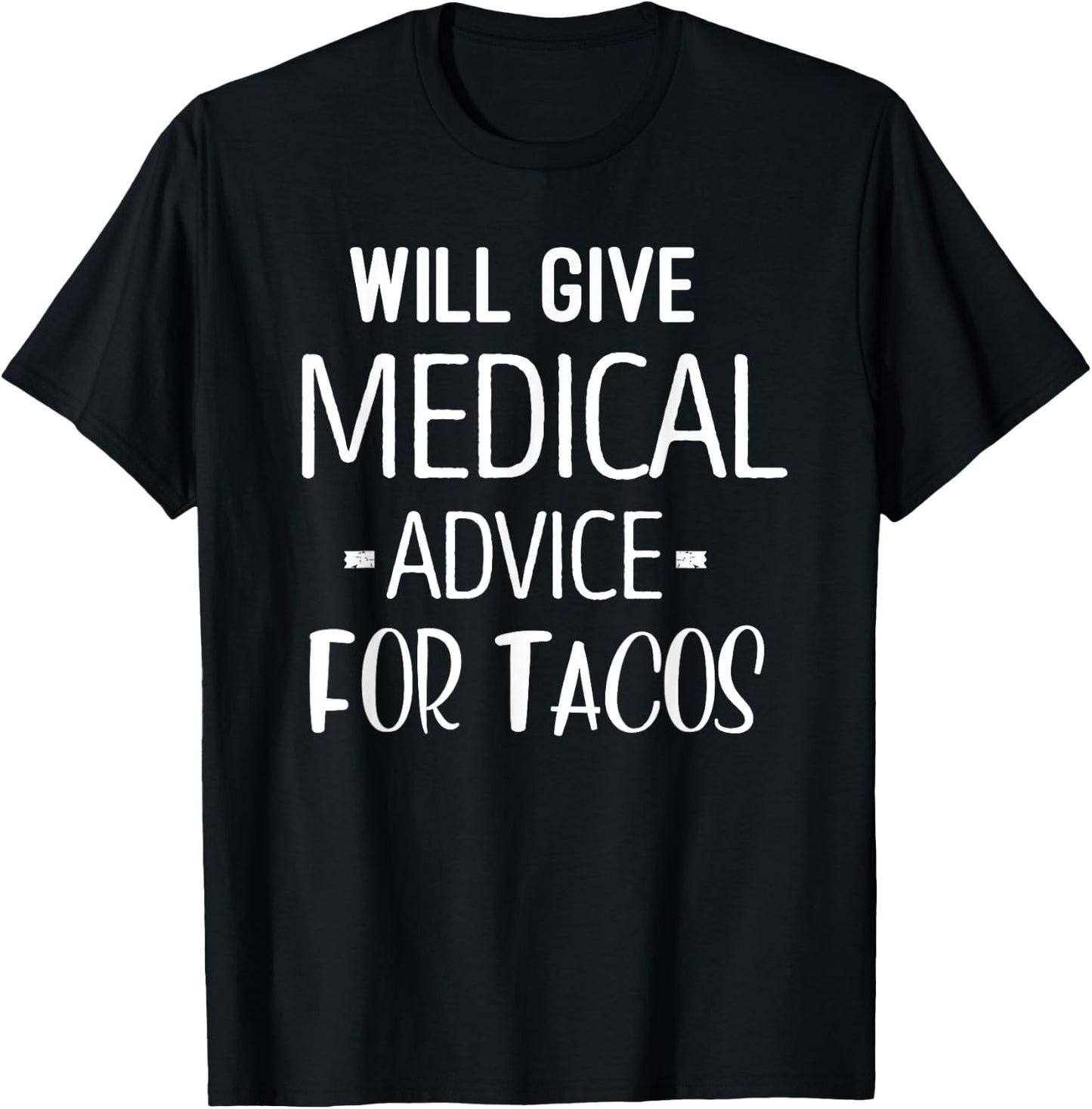 Medical School Shirts Ithry Women's Grey Modern Casual Taco Eating Tuesday Small T-Shirt - T-Shirt | Black
