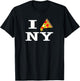 I Pizza NY - I Love New York Pizza Funny T-Shirt - T-Shirt | Black