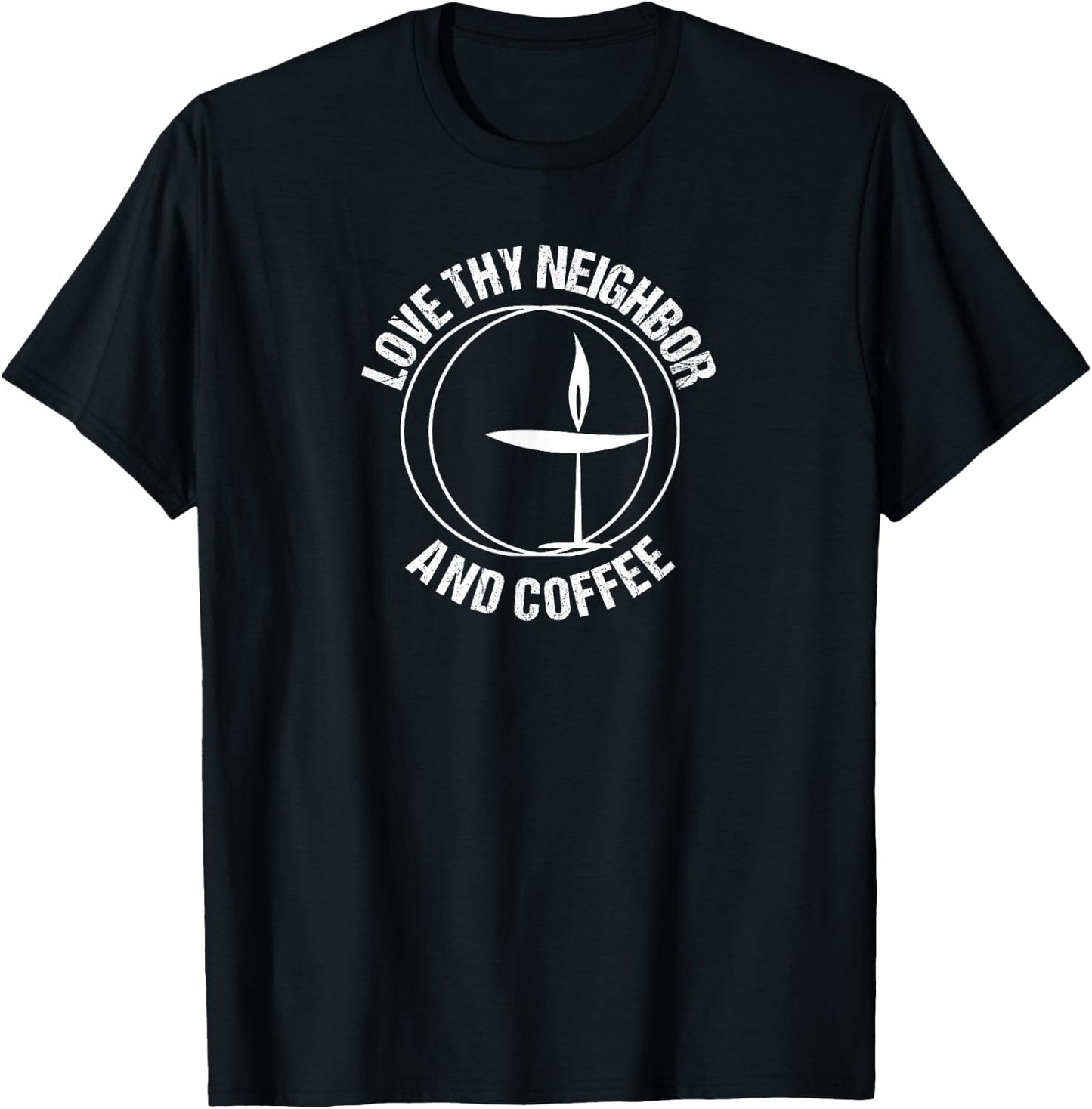 Funny Unitarian Universalist Shirt Gift Coffee Lovers T-Shirt - T-Shirt | Black