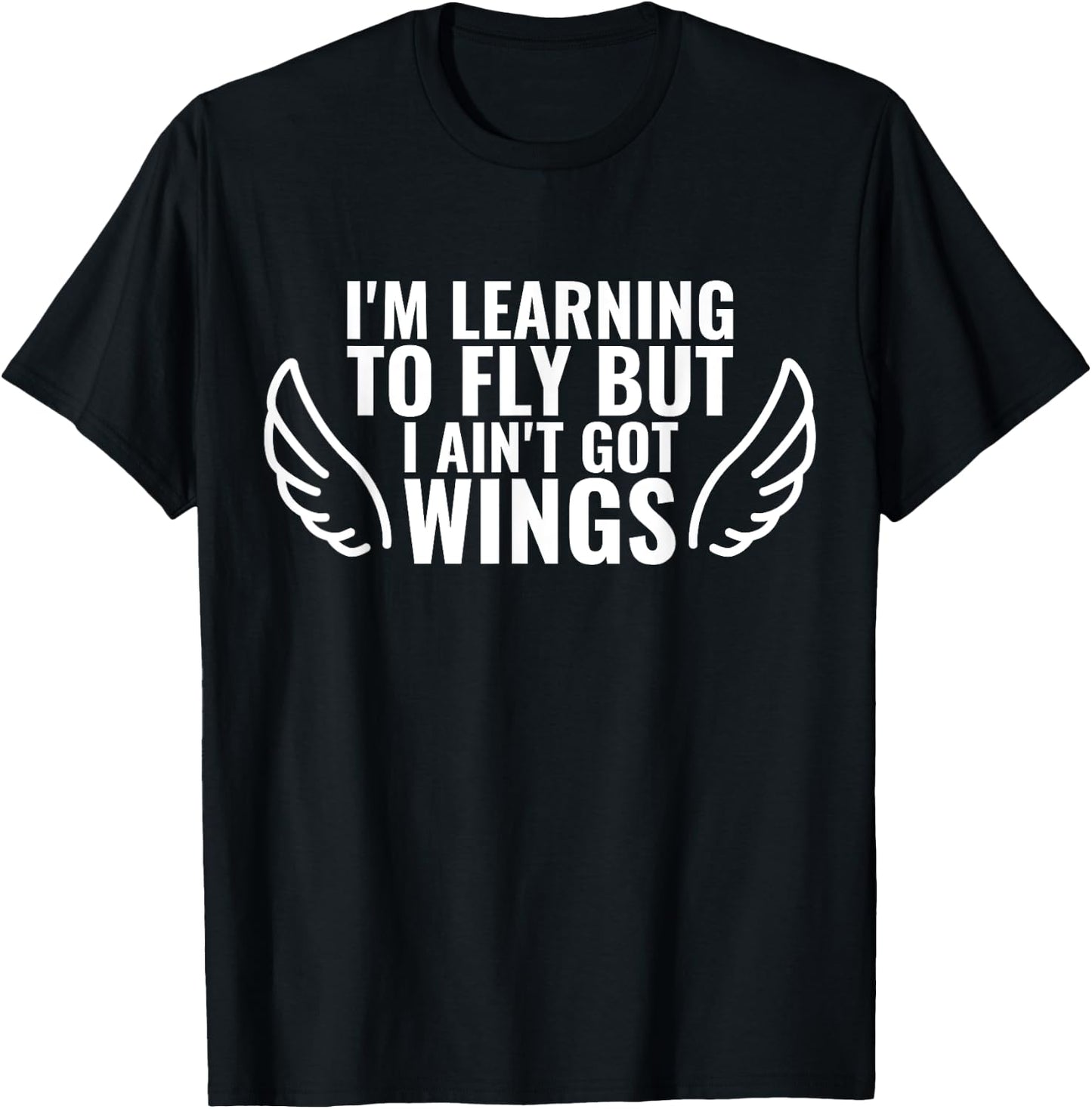 Learn to Fly T-Shirt - T-Shirt | Black