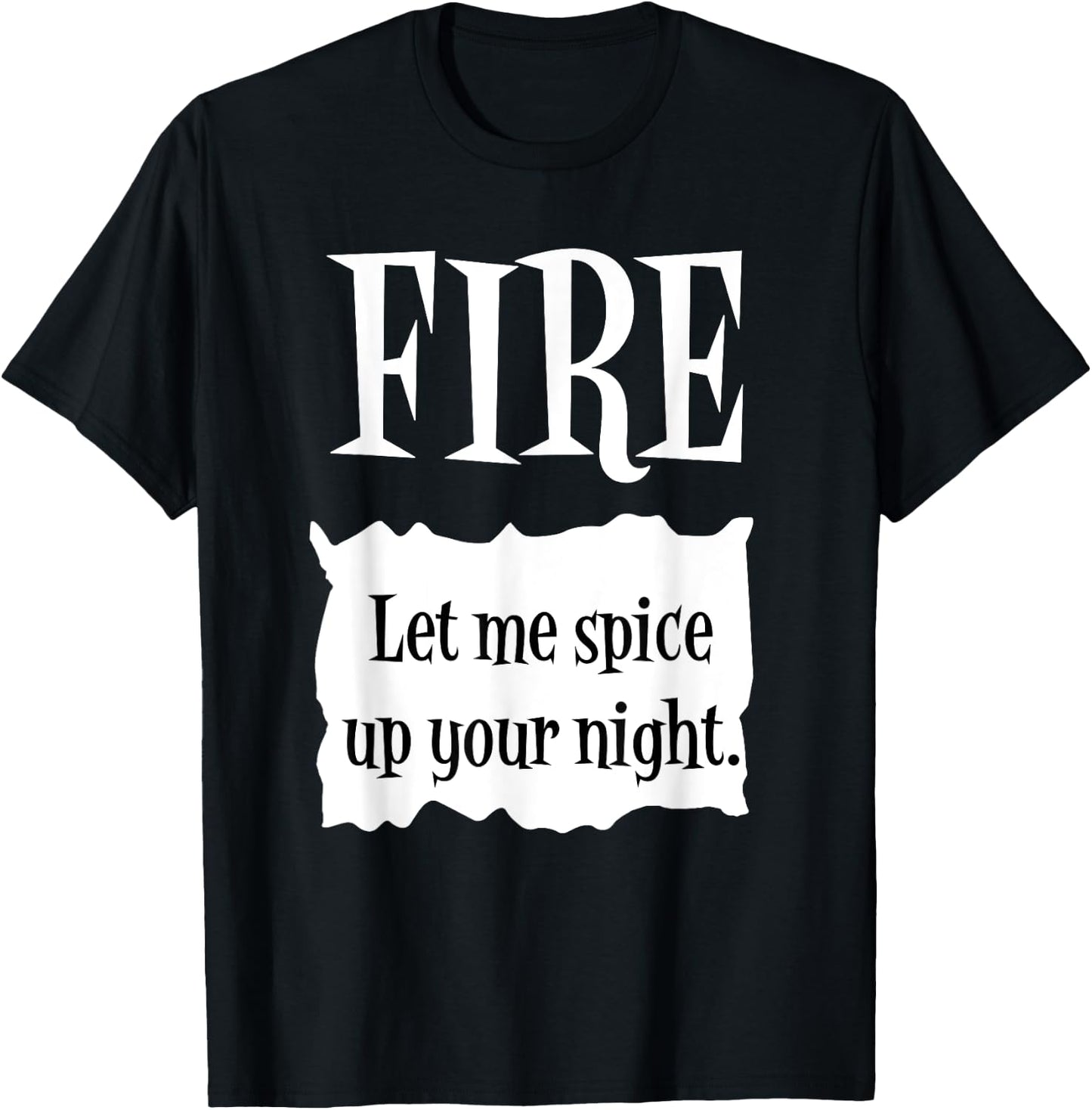 FIRE - Hot Packet Halloween Taco Costume T-Shirt - T-Shirt | Black