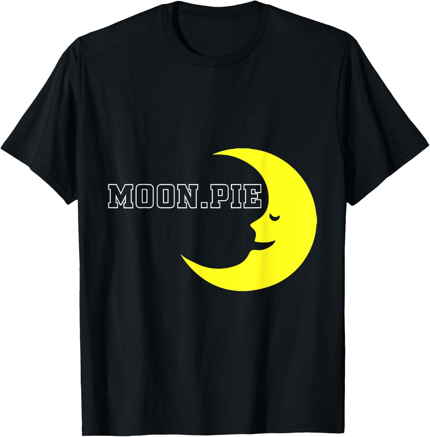 Cute Graphic - Moon Pie T-Shirt - T-Shirt | Black