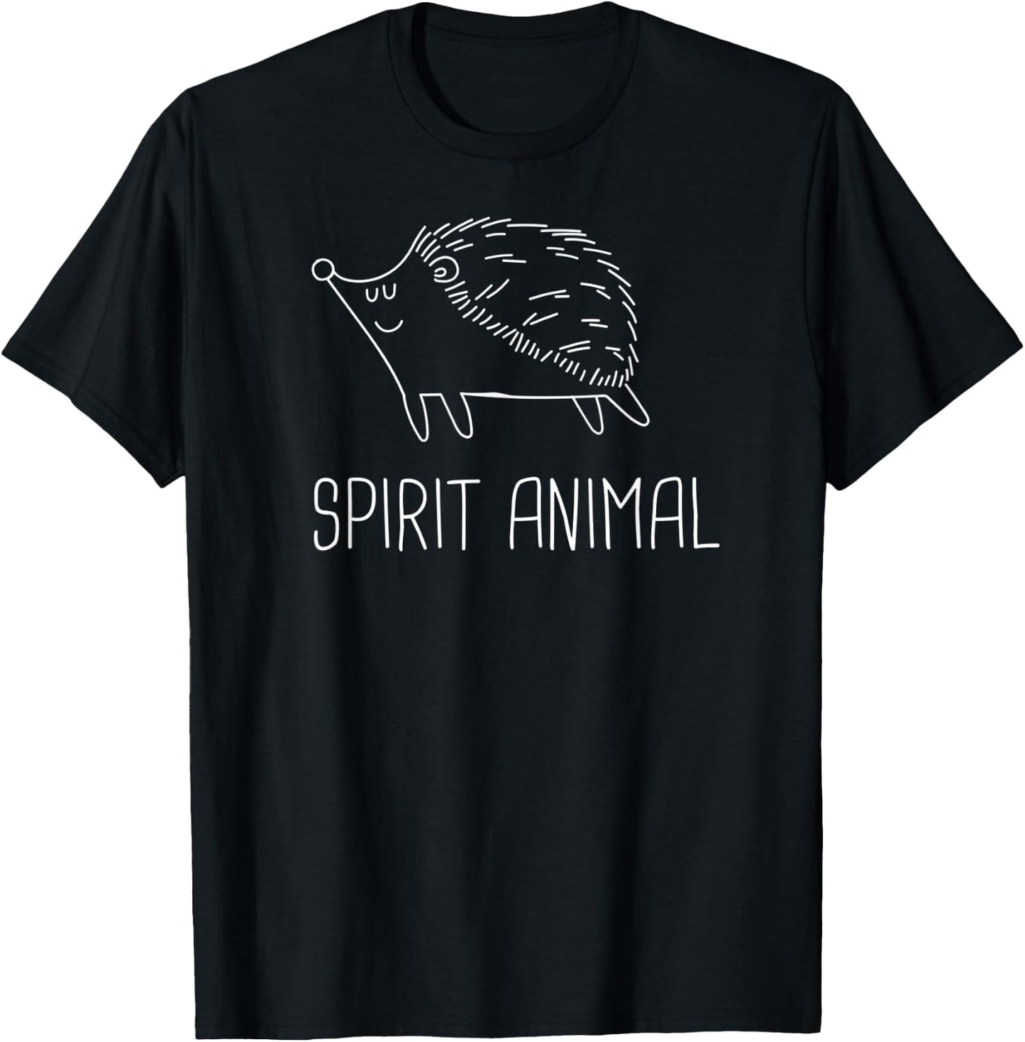 Spirit - Funny Pet Hedge Hog / Funny Hedgehog T-Shirt - T-Shirt | Black