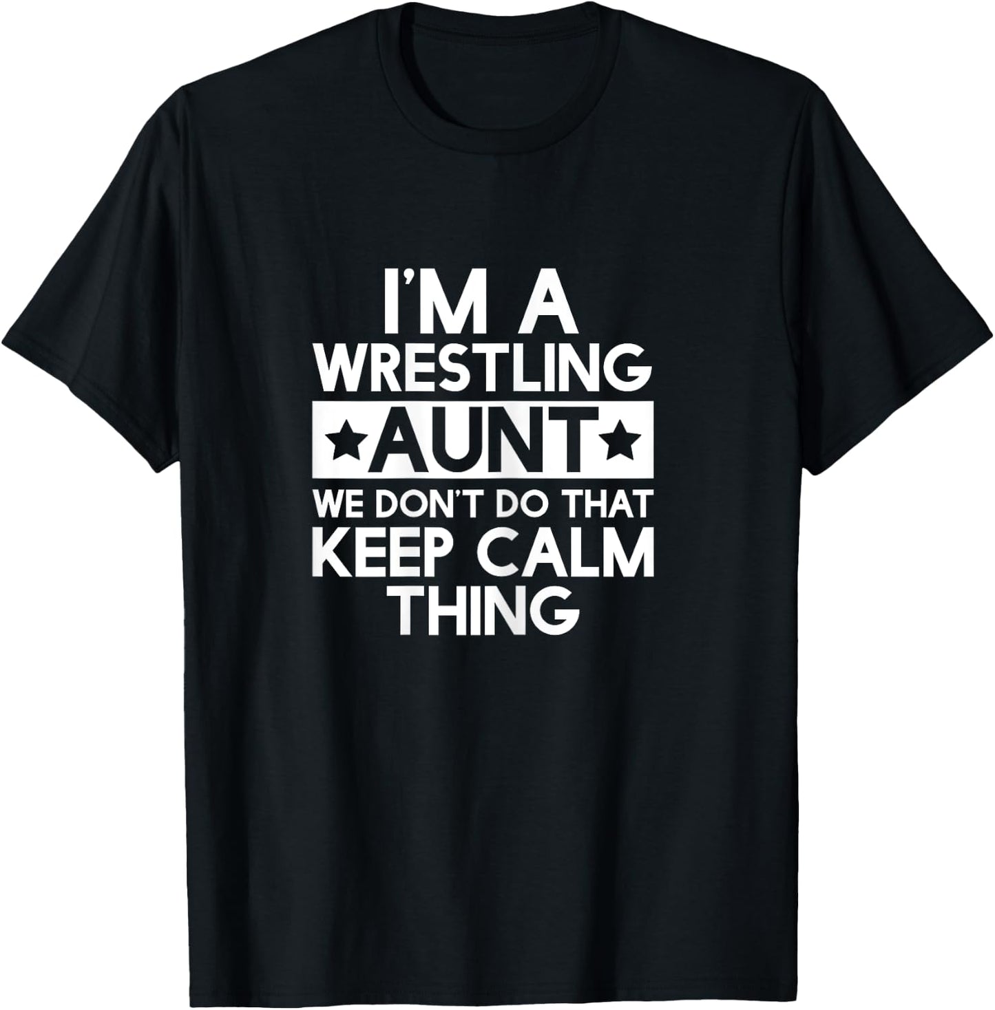 Wrest Wrestling Aunt Funny Aunts Auntie T Shirt Gifts T-Shirt - T-Shirt | Black