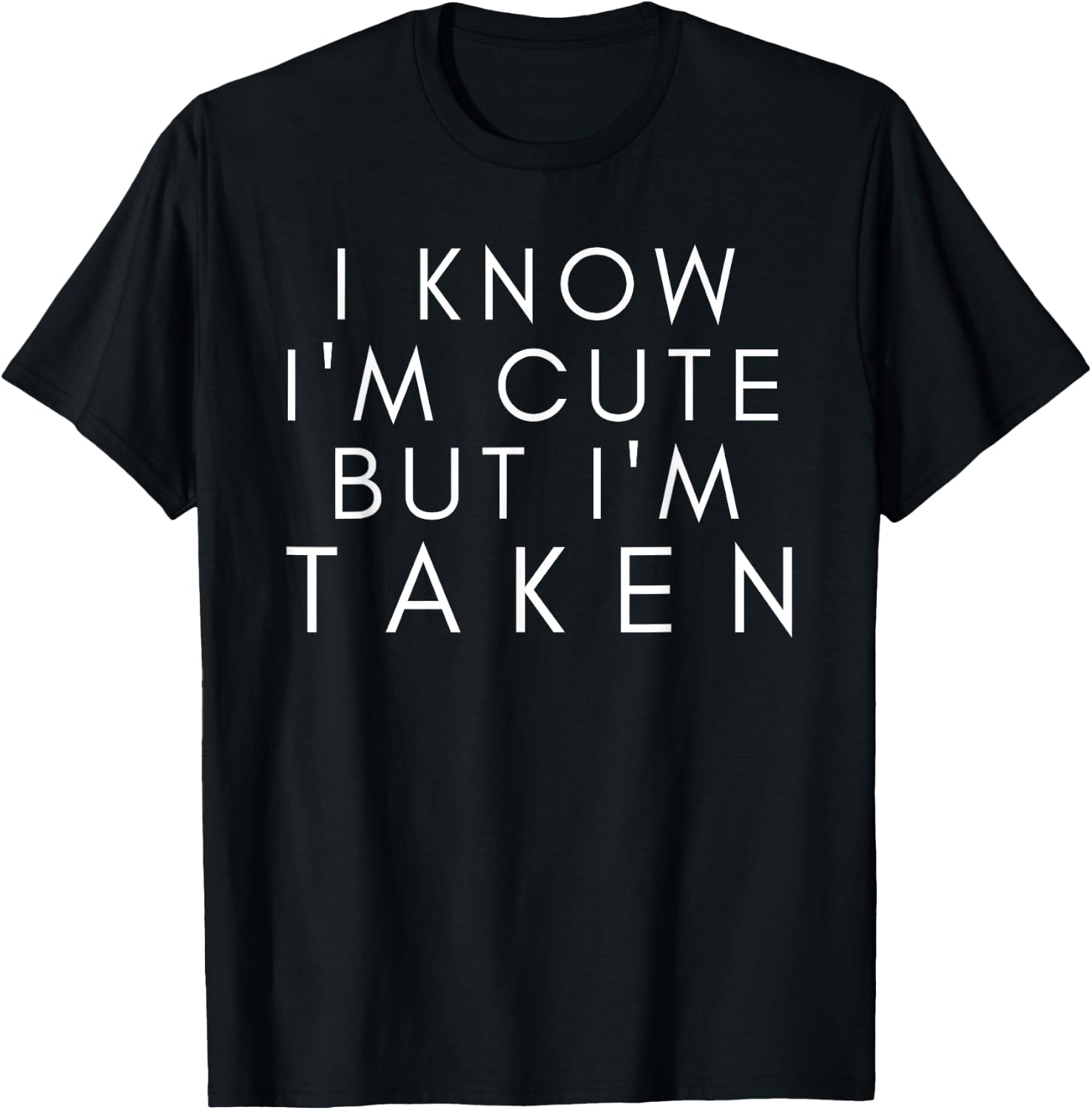 Sorry I'm Taken t shirt Boyfriend Girlfriend Taken Couples T-Shirt - T-Shirt | Black