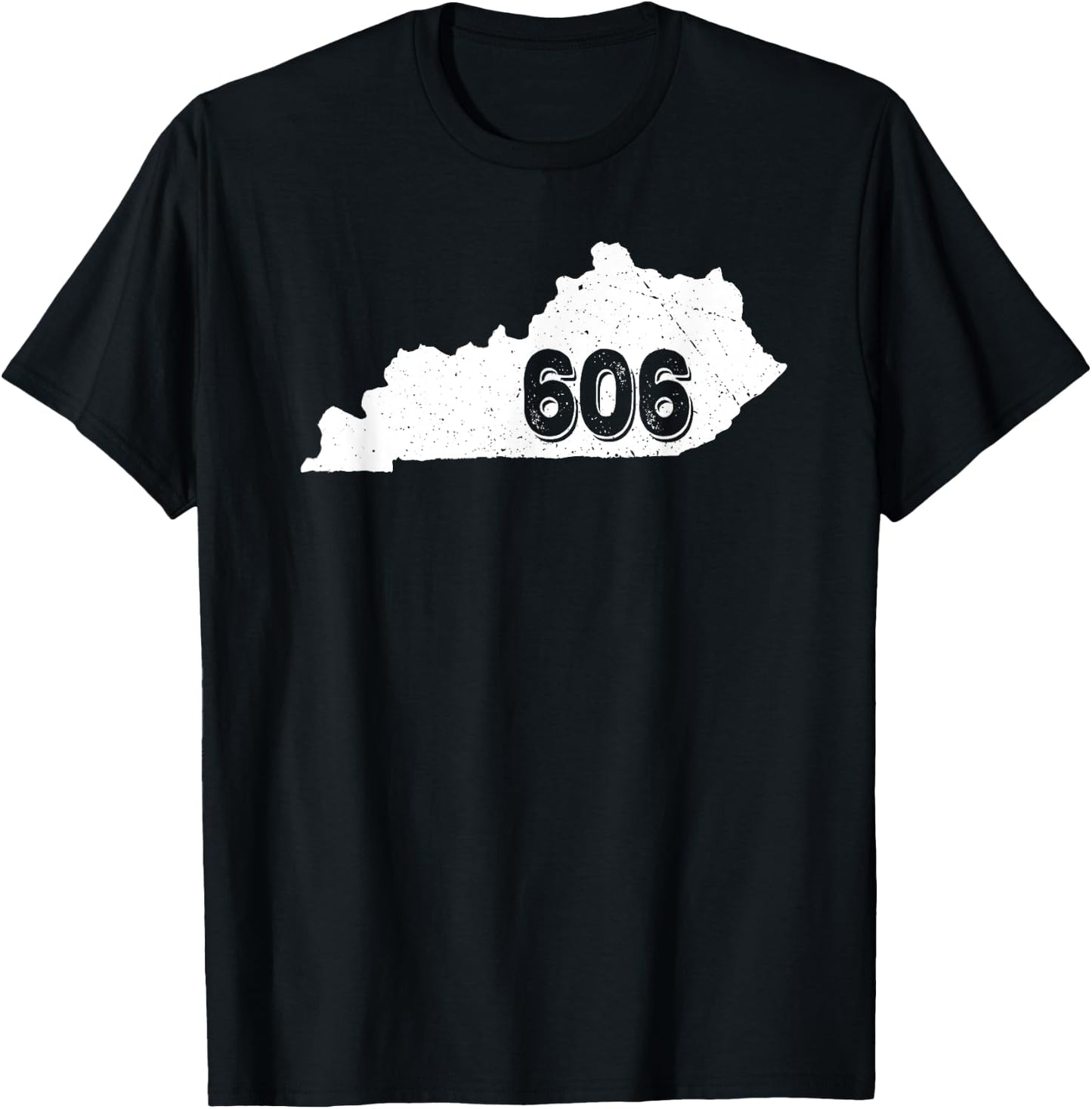 Kentucky Area Code 606 Black Adult T-Shirt - T-Shirt | Black