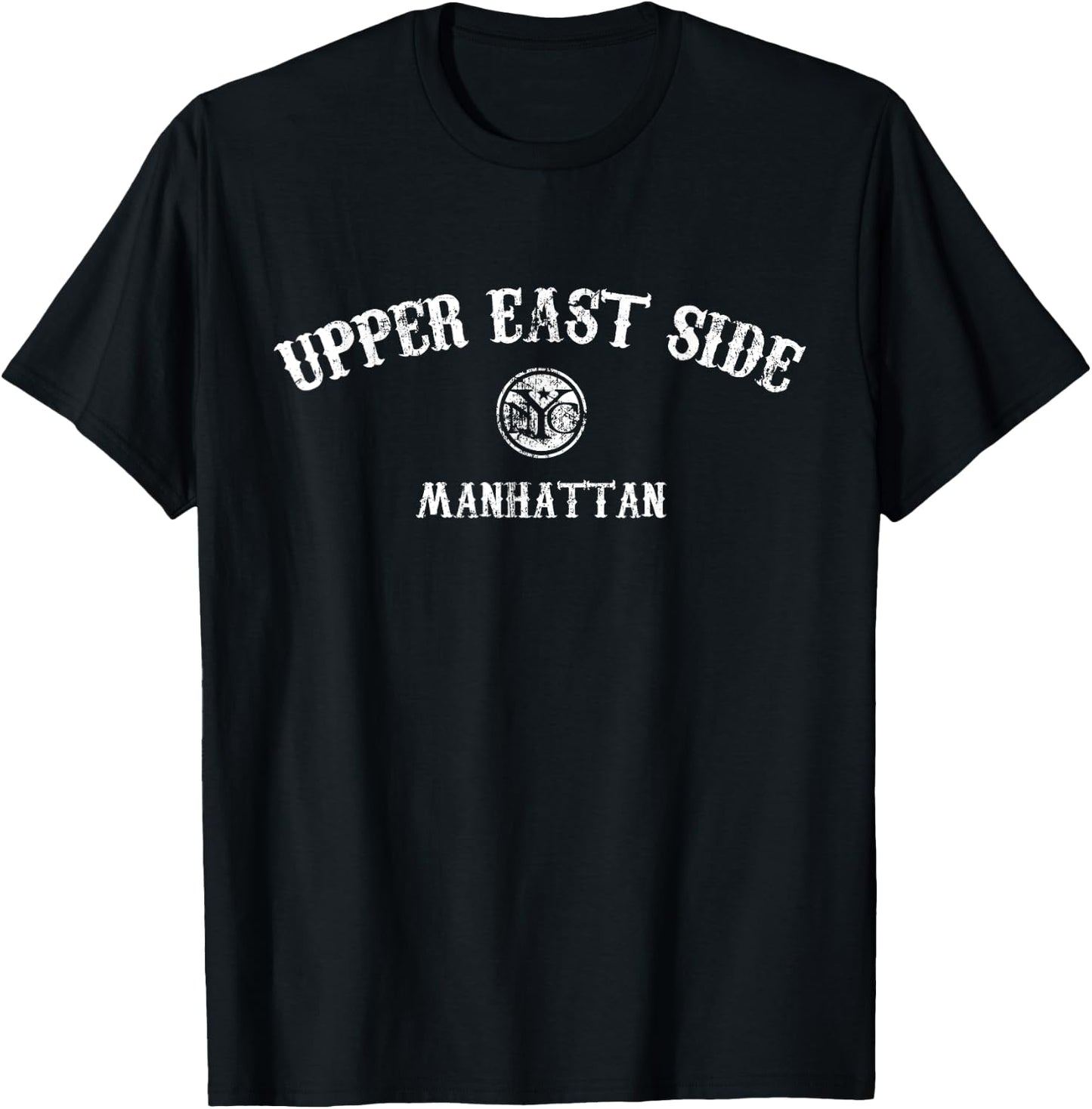 Upper East Side Manhattan NYC T-Shirt - T-Shirt | Black