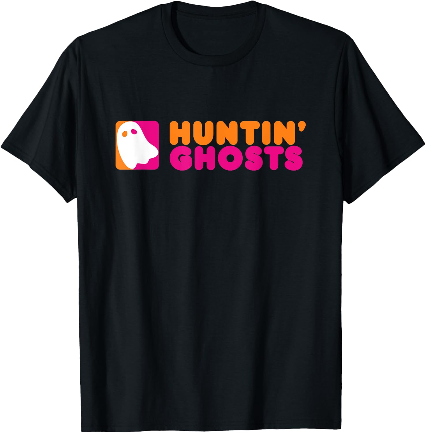 Huntin' Ghosts - Ghost Hunting T-Shirt - T-Shirt | Black