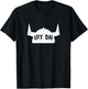 Scandinavian Uff Da! Vintage Distressed T-Shirt - T-Shirt | Black