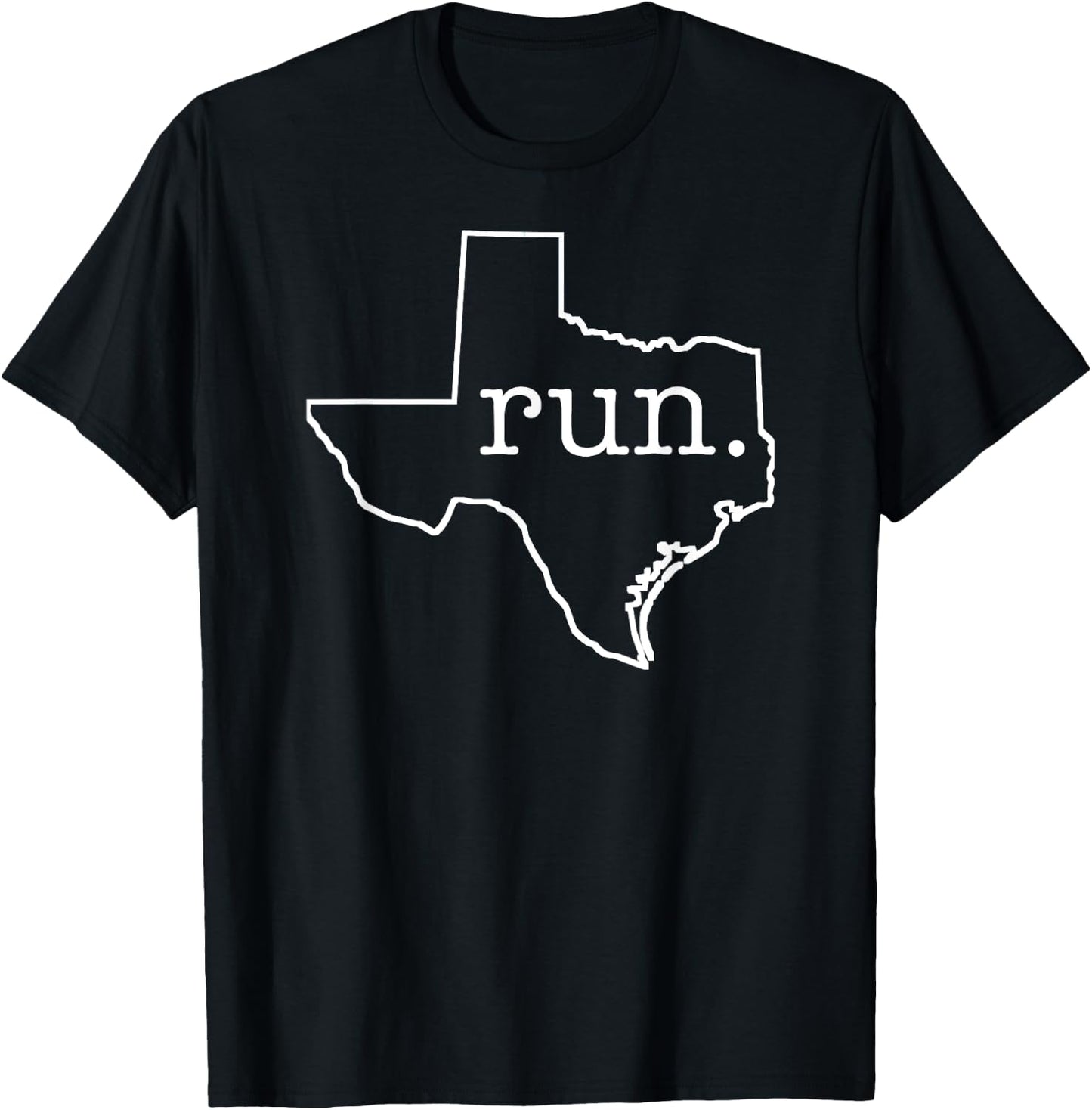 Texas Running Cross Country Runners Track & Field Gift T-Shirt - T-Shirt | Black