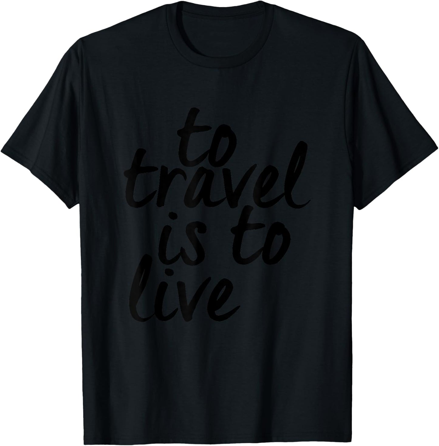 Funny Quotes - I Love Travel Funny Vacation T-Shirt - T-Shirt | Black