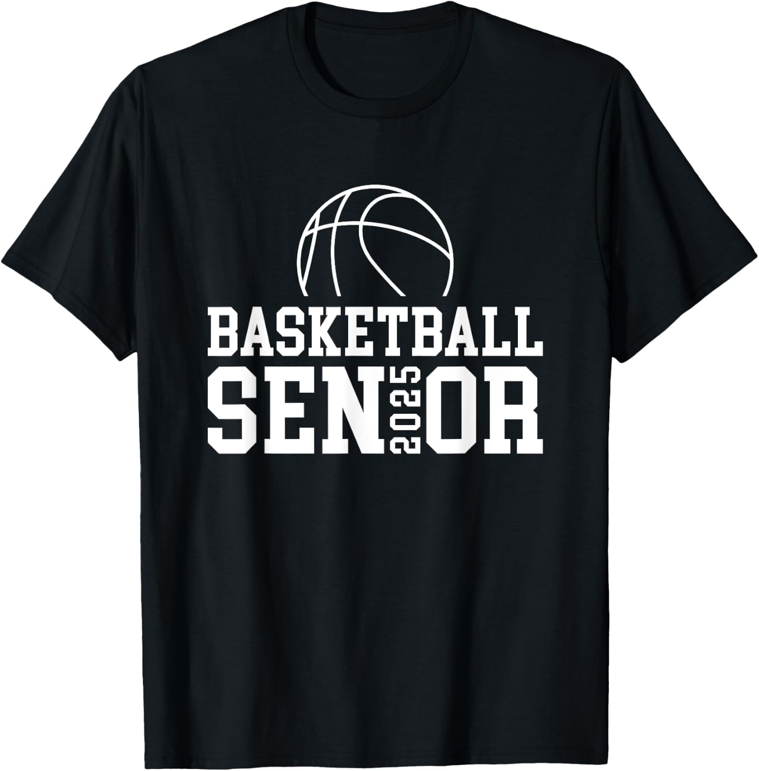 Class of 2025 Basketball Senior Night T-Shirt - T-Shirt | Black