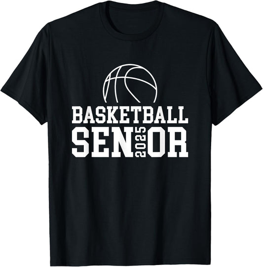 Class of 2025 Basketball Senior Night T-Shirt - T-Shirt | Black