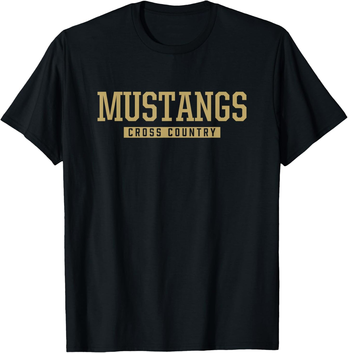 Huntingdon Mustangs Cross Country HS T-Shirt - T-Shirt | Black