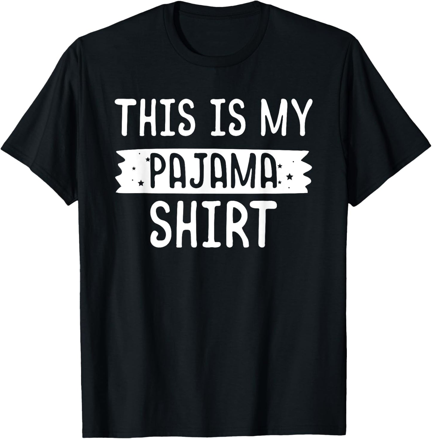 Kids Pajamas Funny Pyjamas PJ top Teen Boys and Girls T-Shirt - T-Shirt | Black