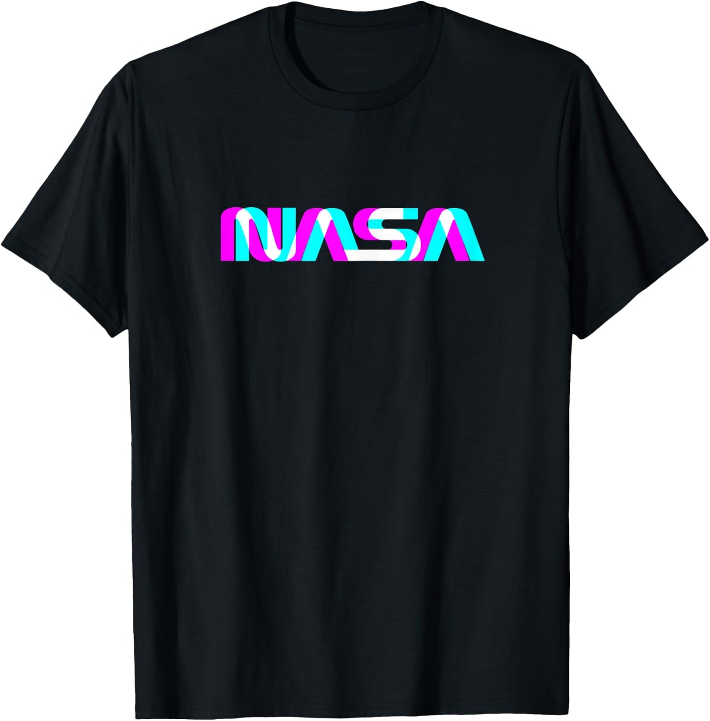 Classic NASA Worm Logo Space Aerospace Engineers T-Shirt - T-Shirt | Black