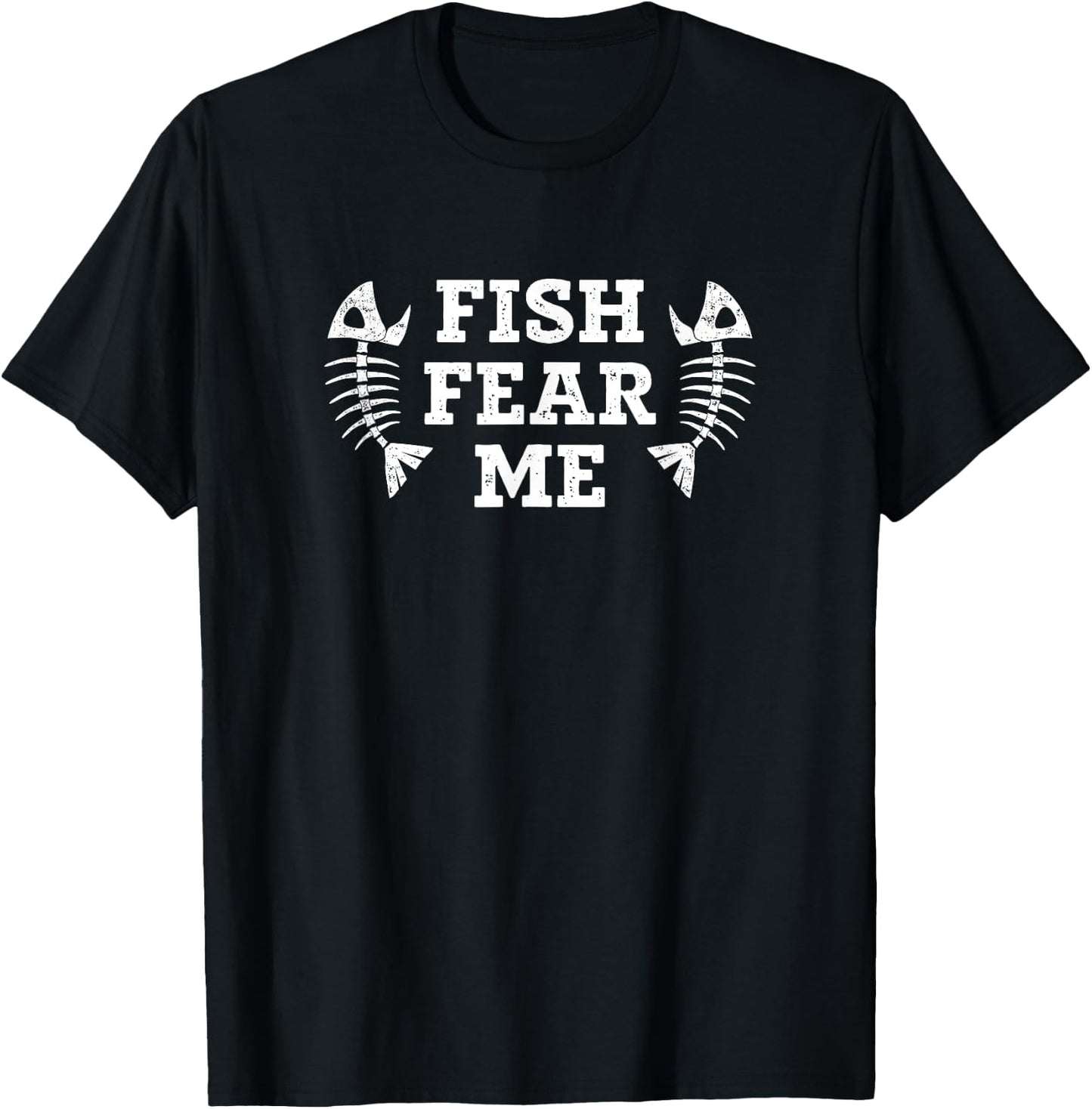 Fish Fear Me T-Shirt - T-Shirt | Black