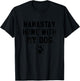 Namastay Home With My Dog Shirt,Life Goal Pet All the Dogs Women T-Shirt - T-Shirt | Black