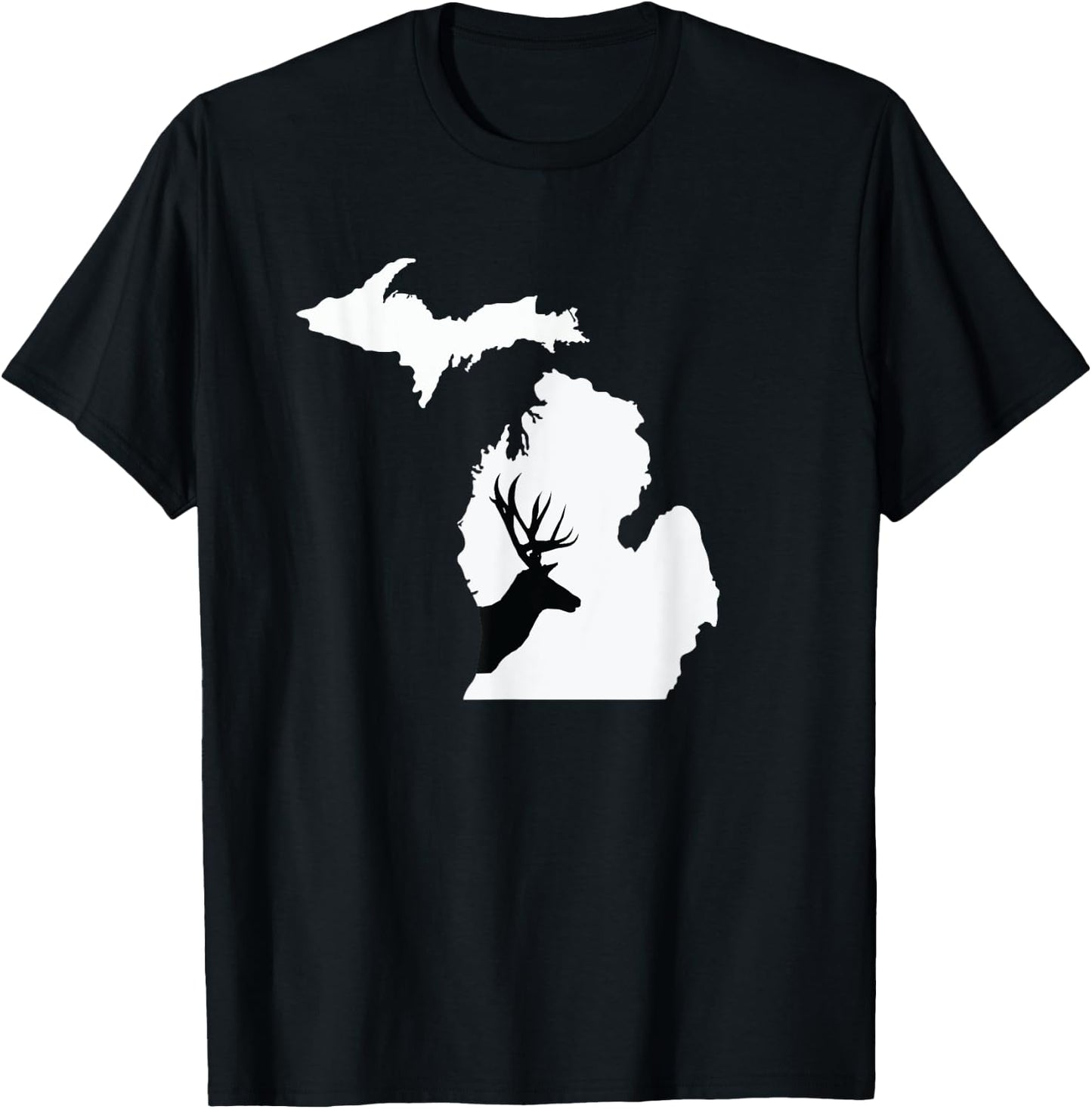 Michigan Deer Hunting Shirt T-Shirt - T-Shirt | Black