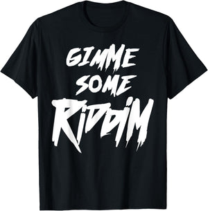 Riddim Shirt, Dubstep, Rave, EDM, Bass Head, Headbanger T-Shirt - T-Shirt | Black