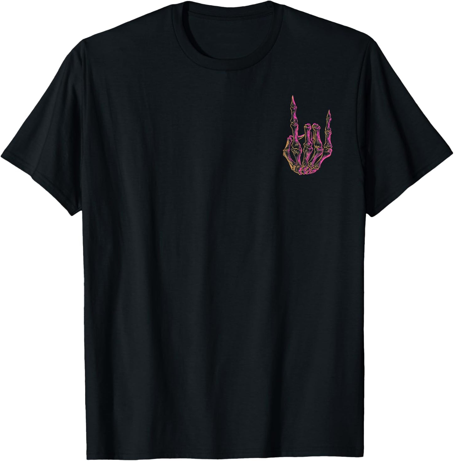 Skeleton Hand Peace Sign Halloween Costume Kids T-Shirt - T-Shirt | Black