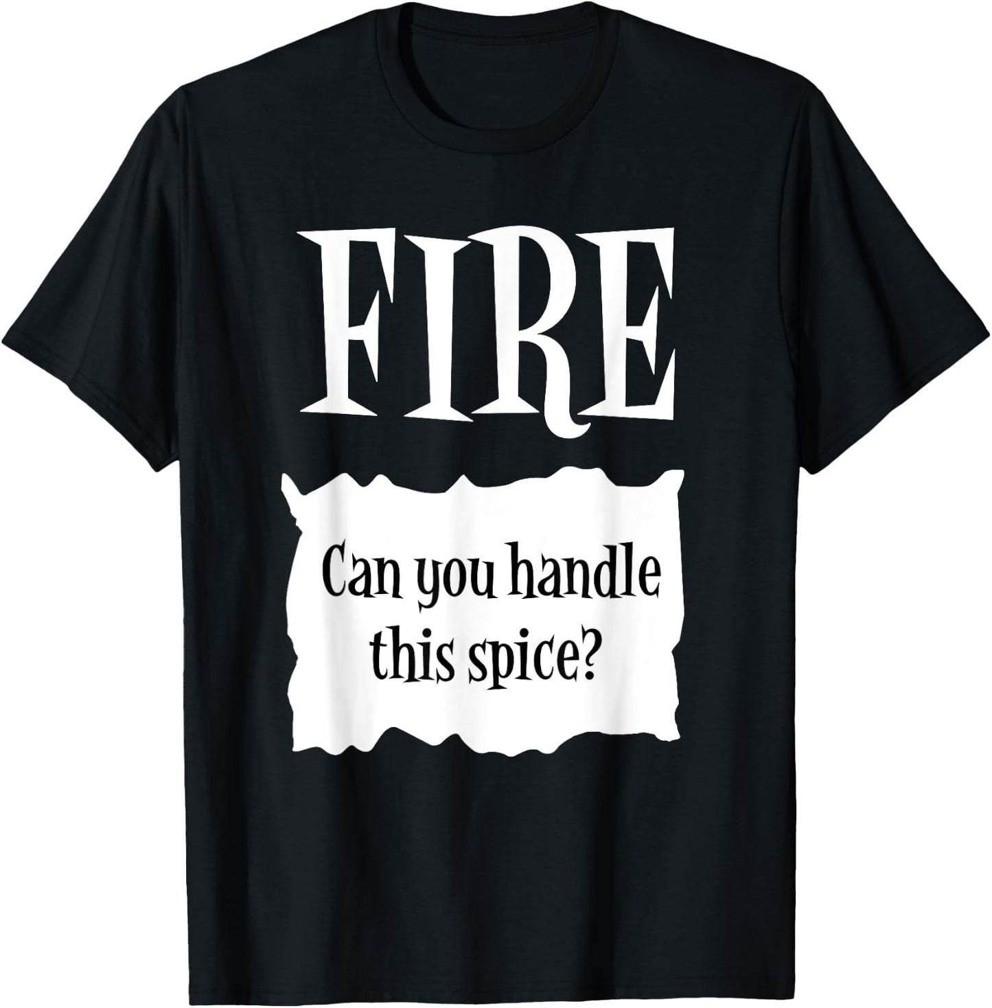 FIRE - Hot Packet Halloween Taco Costume T-Shirt - T-Shirt | Black