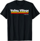 Retro Valley Village California T-Shirt - T-Shirt | Black
