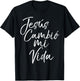 Jesus Cambio Mi Vida Shirt Jesus Changed My Life Espanol T-Shirt - T-Shirt | Black