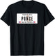 Ponce - Puerto Rico Puerto Rican Pride Boricua Plate T-Shirt - T-Shirt | Black