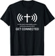Christian Shirt - God's Signal Get Connected Men Women Kids T-Shirt - T-Shirt | Black