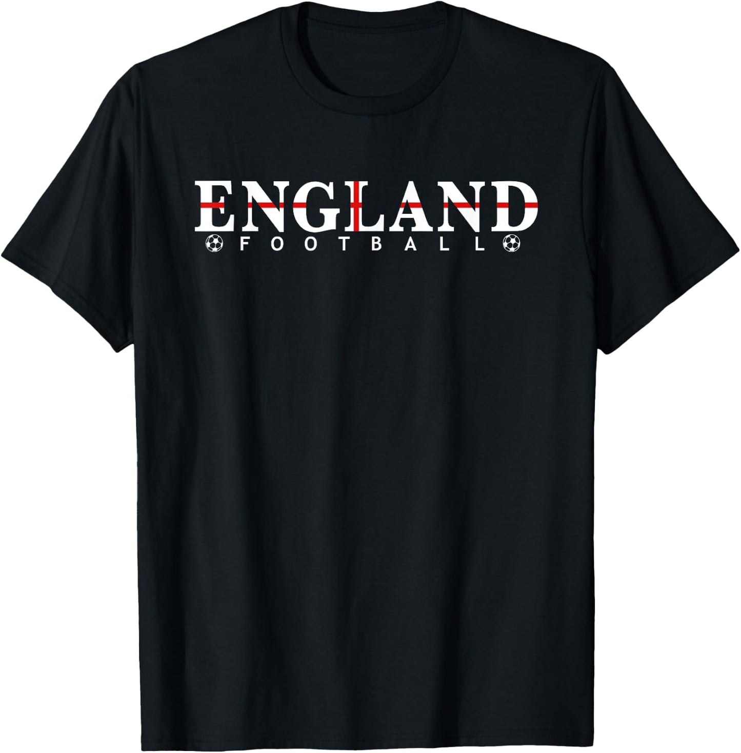 England Football T-Shirt - T-Shirt | Black