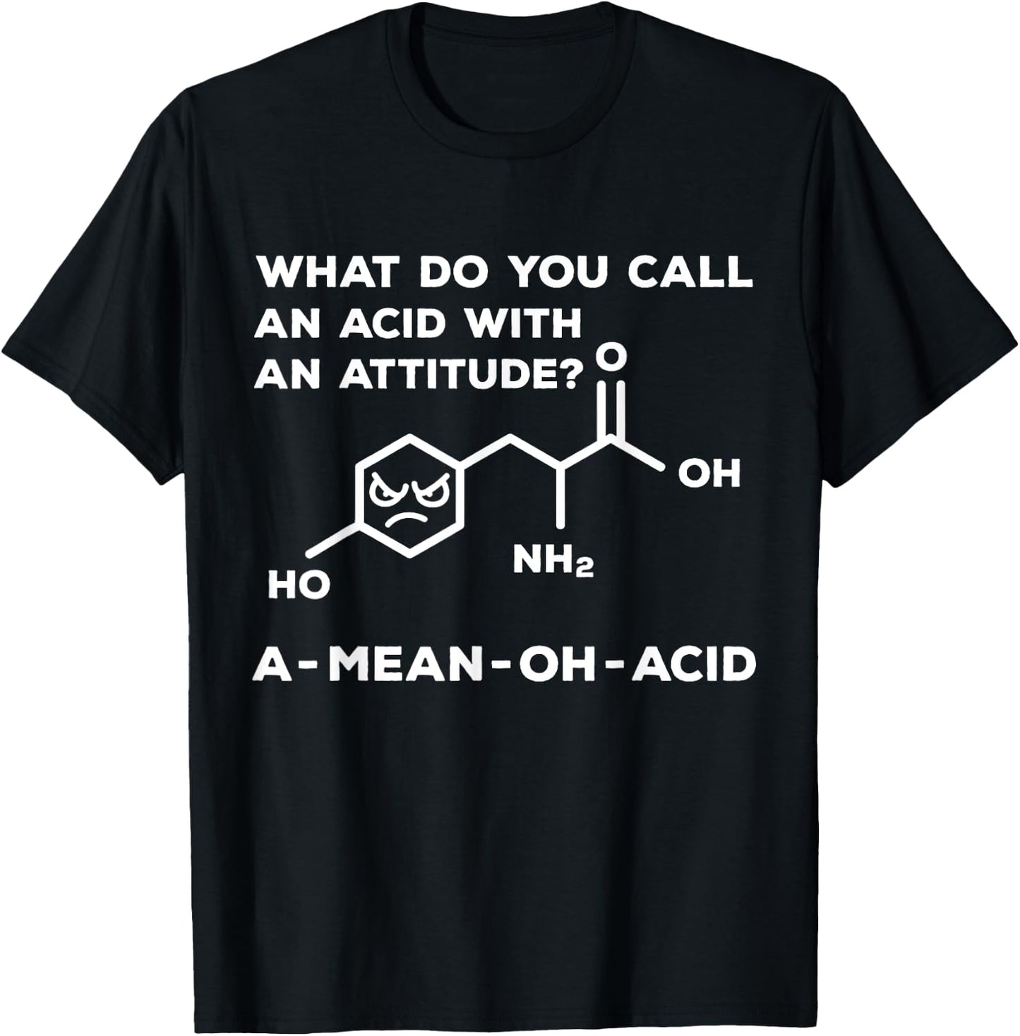 Biochemie Amino Acid - Biologist Laboratory Chemistry Laboratory T-Shirt - T-Shirt | Black